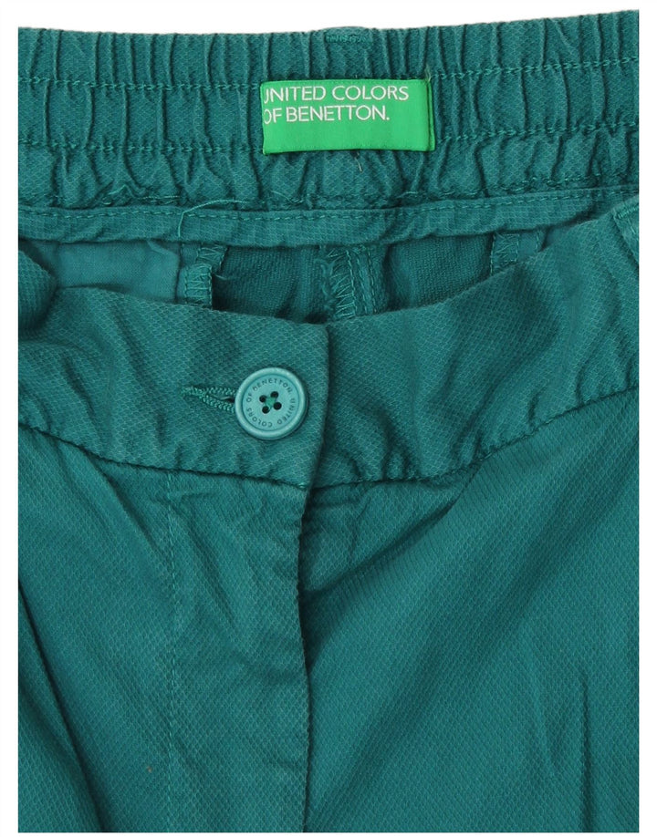Pantaloncini chino da donna Benetton W28 verde medio