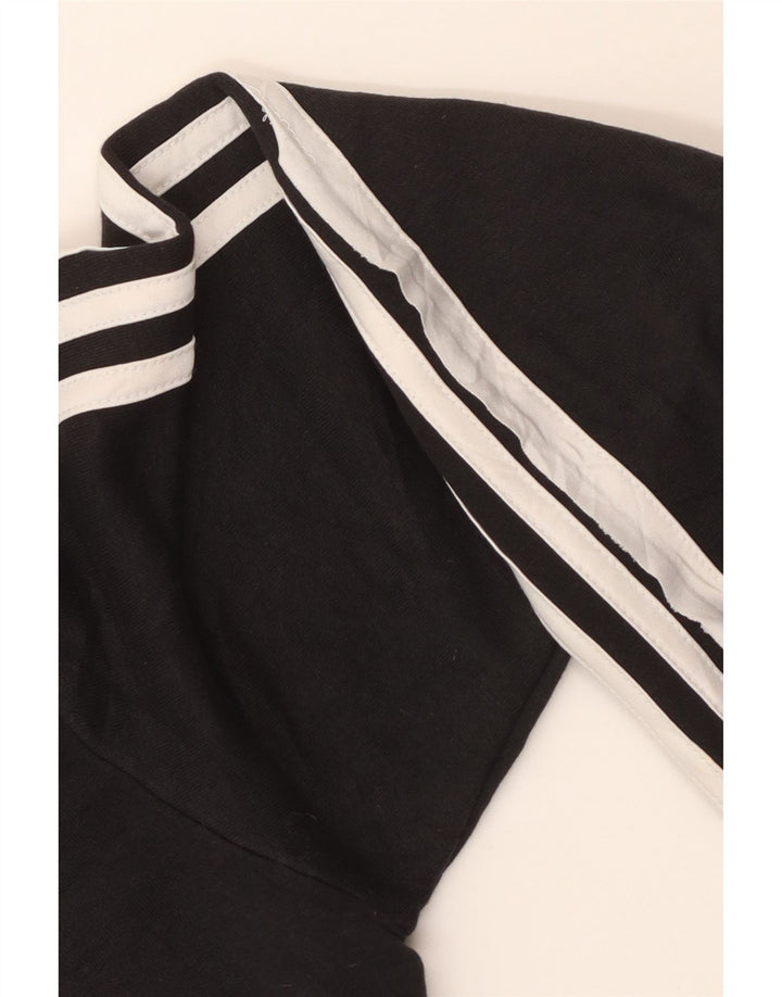 Felpa Adidas Uomo Maglione Piccolo Cotone Nero