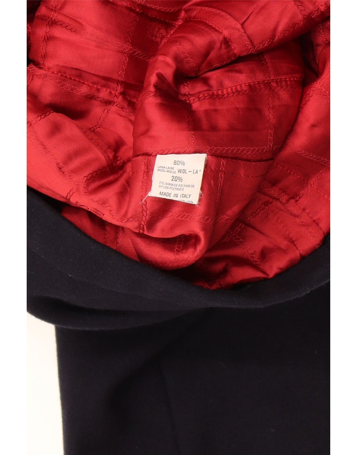 Cappotto Bramante Uomo Doppiopetto IT 50 Large Blu Navy Lana