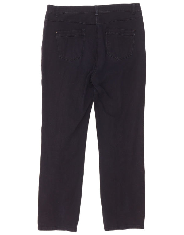 Jeans dritti da donna M&Co UK 16 Large W34 L30 Cotone blu navy