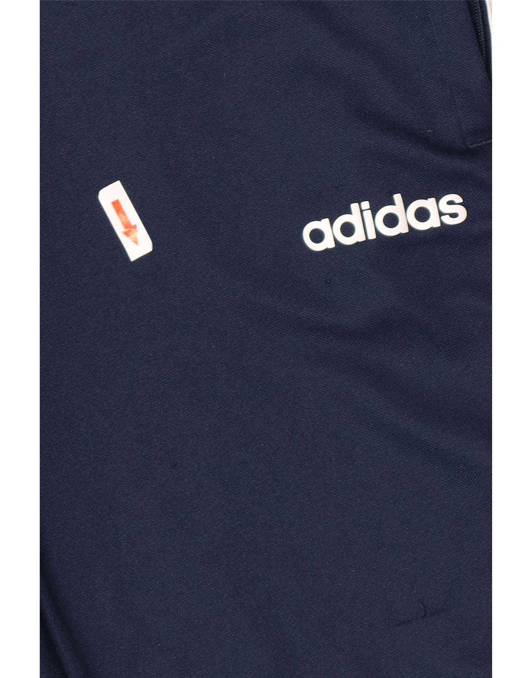 Pantaloni da tuta da uomo Adidas Small in poliestere blu navy