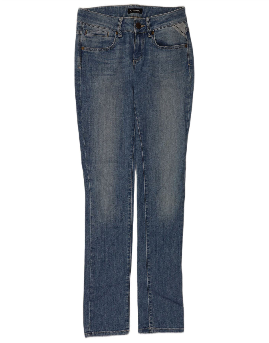 Jeans slim da donna Massimo Dutti W26 L32 cotone blu