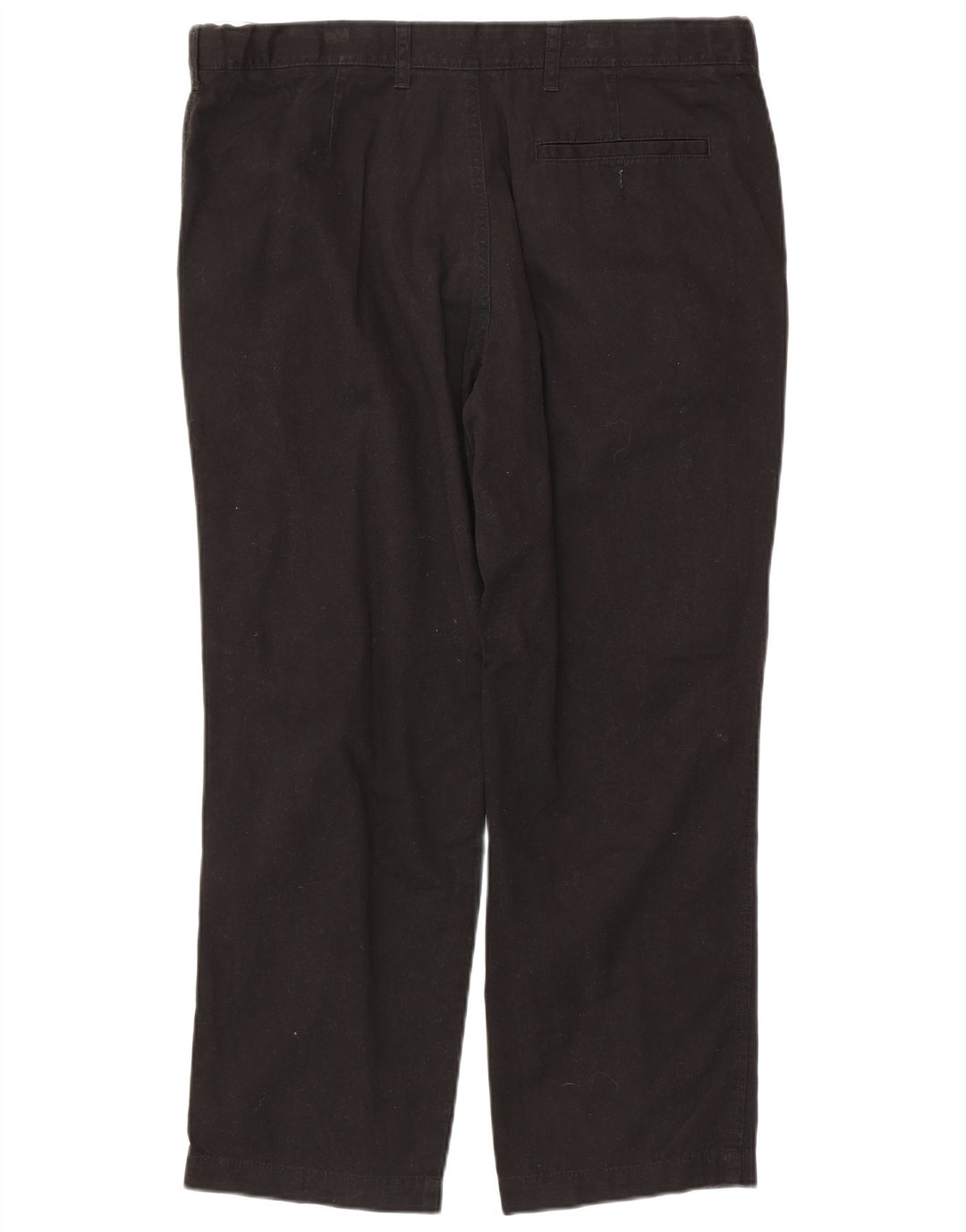 MARKS & SPENCER Pantaloni chino dritti vestibilità regolare da uomo W38 L29 neri