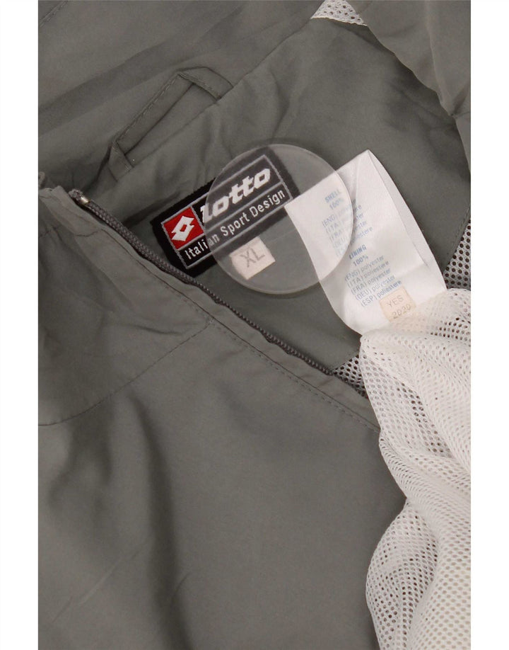 Giacca da tuta da uomo Lotto XL Poliestere color block grigio