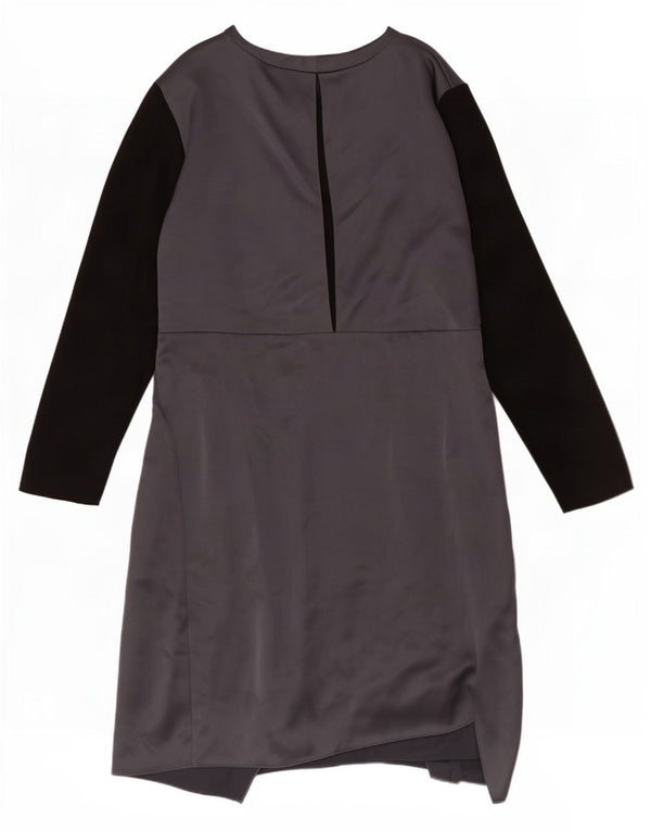 Abito a trapezio da donna Marks & Spencer UK 24 4XL Colorblock argento