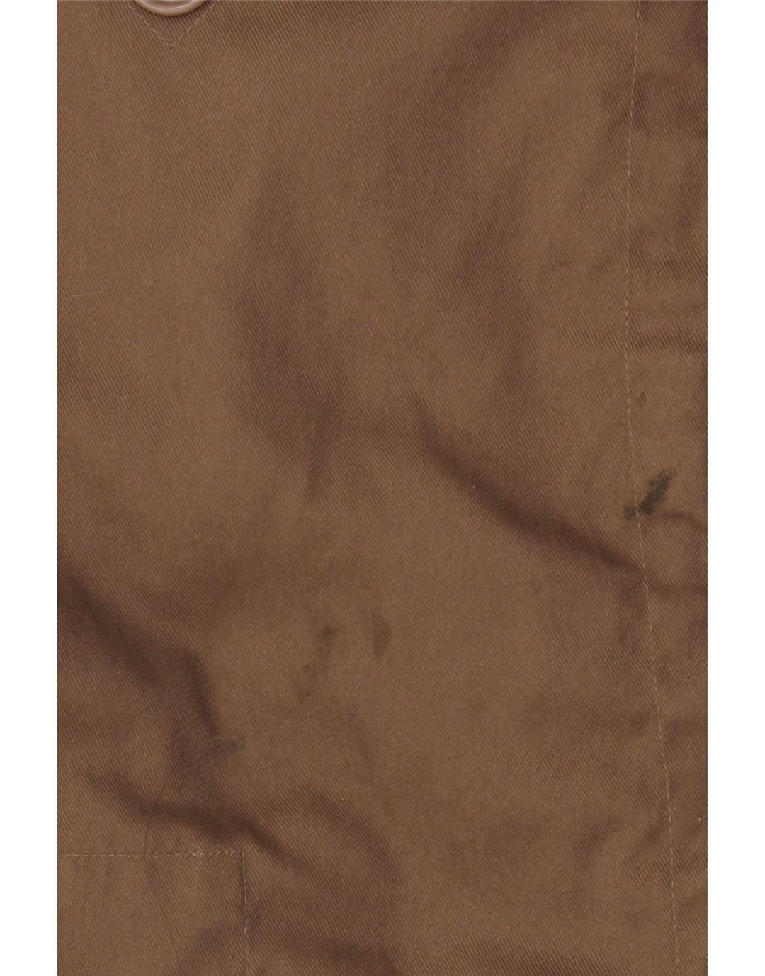 Giacca parka con cappuccio da uomo VINTAGE UK 42 XL poliestere marrone