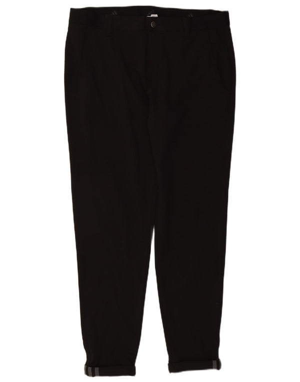 Pantaloni chino slim da uomo Adidas W34 L29 poliestere nero