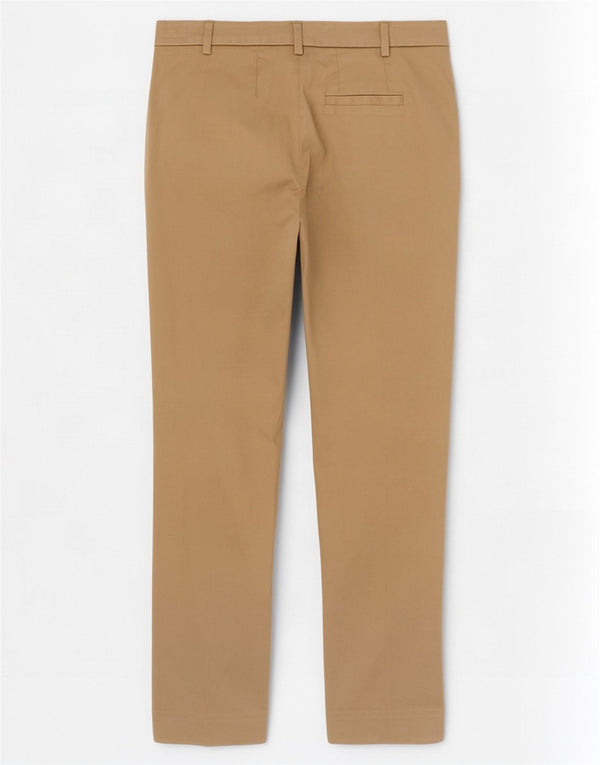 Pantaloni chino slim da donna Marks & Spencer UK 10 Small W30 L27 Cotone beige