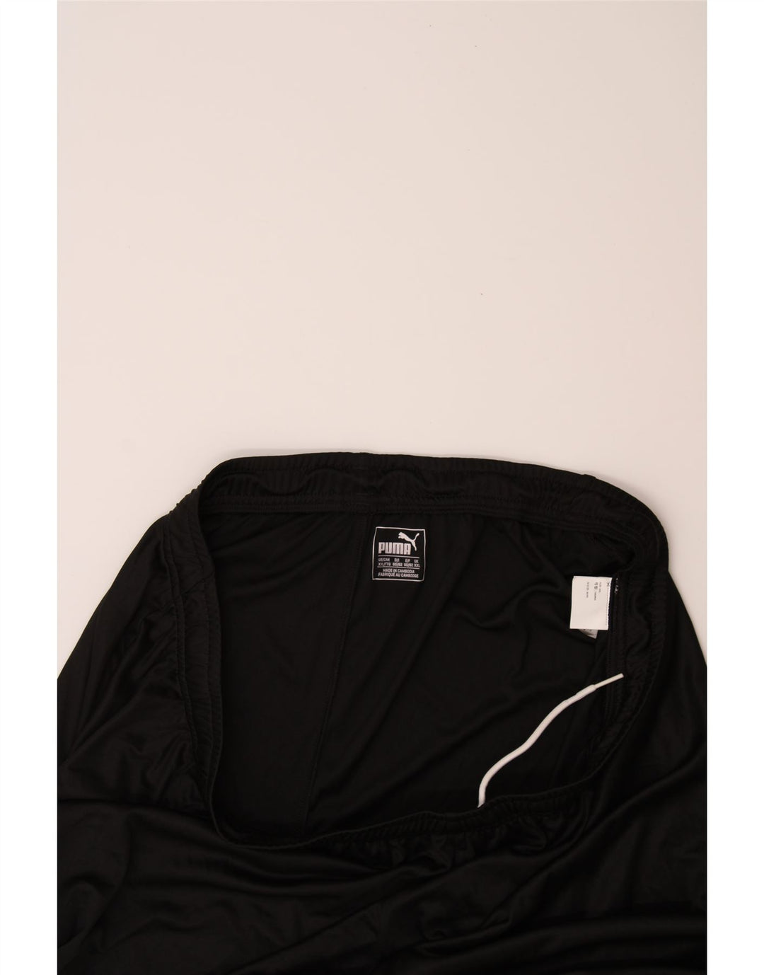 PUMA Mens Sport Shorts 2XL Black Polyester Vintage Puma and Second-Hand Puma from Messina Hembry 