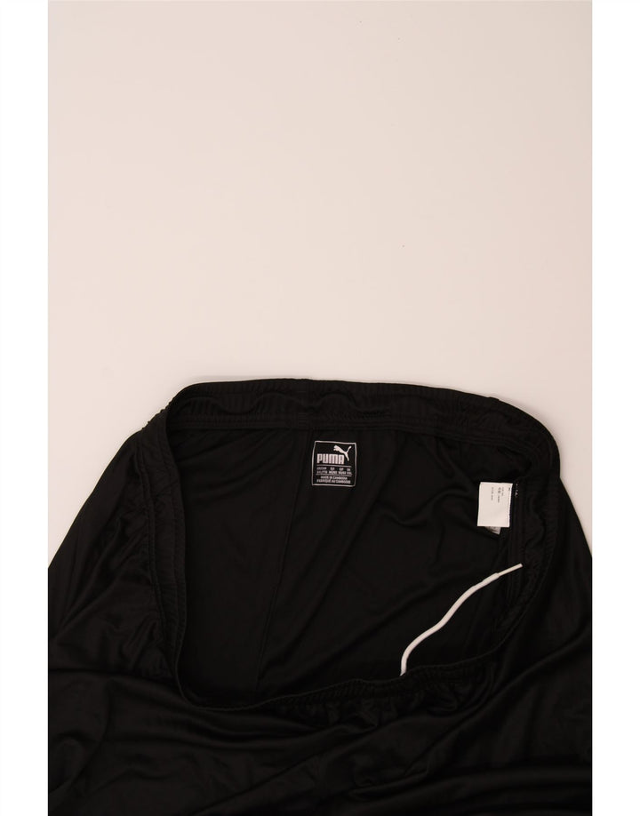 PUMA Mens Sport Shorts 2XL Black Polyester Vintage Puma and Second-Hand Puma from Messina Hembry 