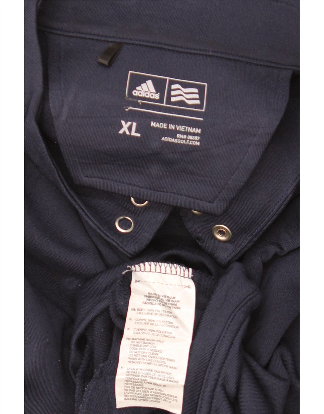 Giacca da tuta da uomo ADIDAS XL poliestere blu navy