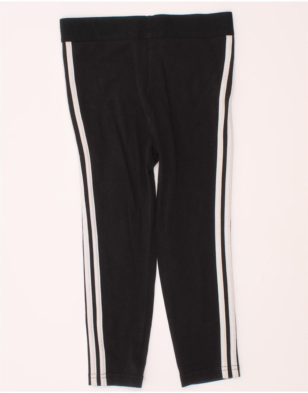 Leggings Adidas Bambina 3-4 Anni Cotone Nero