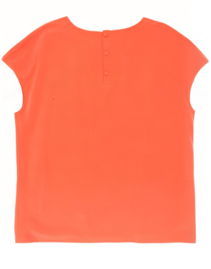 Camicetta vintage da donna Top UK 18 XL Arancione