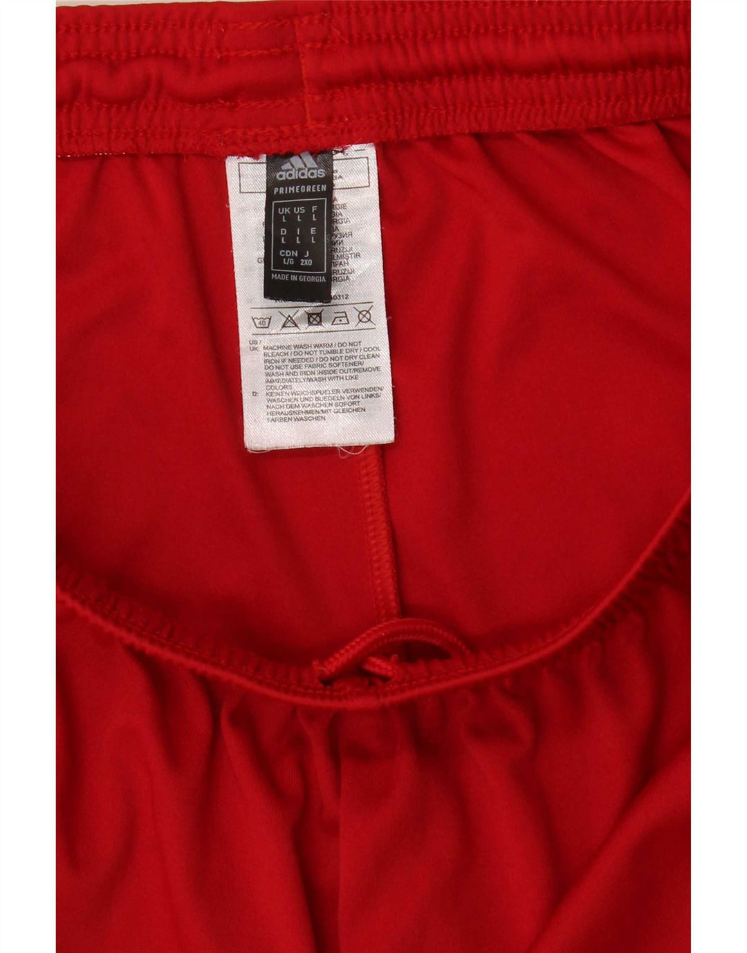 Pantaloncini sportivi Adidas Aeroready da uomo di grandi dimensioni in poliestere rosso