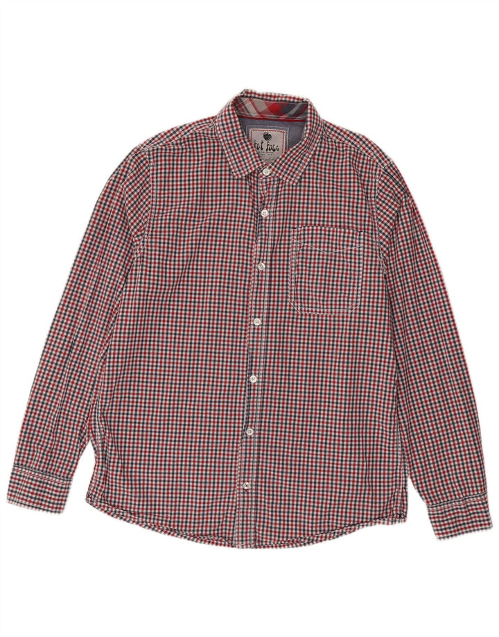 Camicia da uomo Fat Face XL in cotone a quadretti multicolore