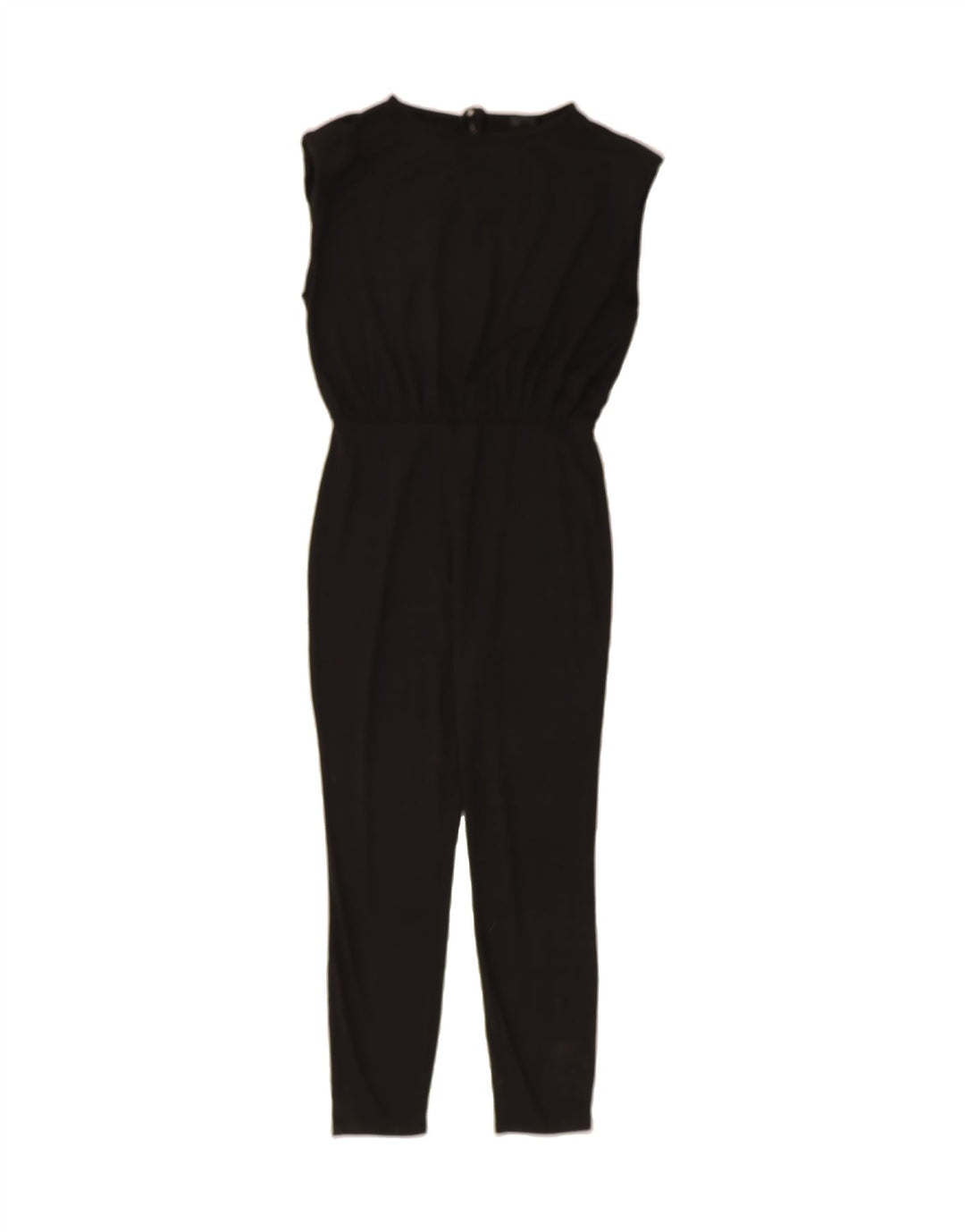 SHEIN Womens Sleeveless Jumpsuit UK 14 Medium  Black Polyester Vintage Shein and Second-Hand Shein from Messina Hembry 