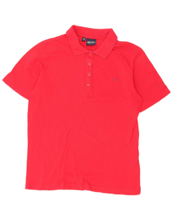 Polo da donna Ellesse UK 10 piccola rossa in cotone