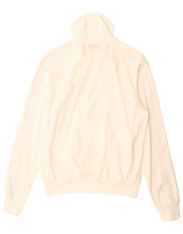 Giacca da ginnastica da uomo Puma Small in poliestere color block bianco