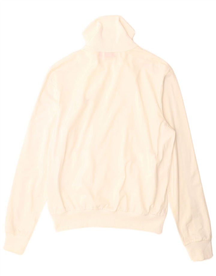 Giacca da ginnastica da uomo Puma Small in poliestere color block bianco