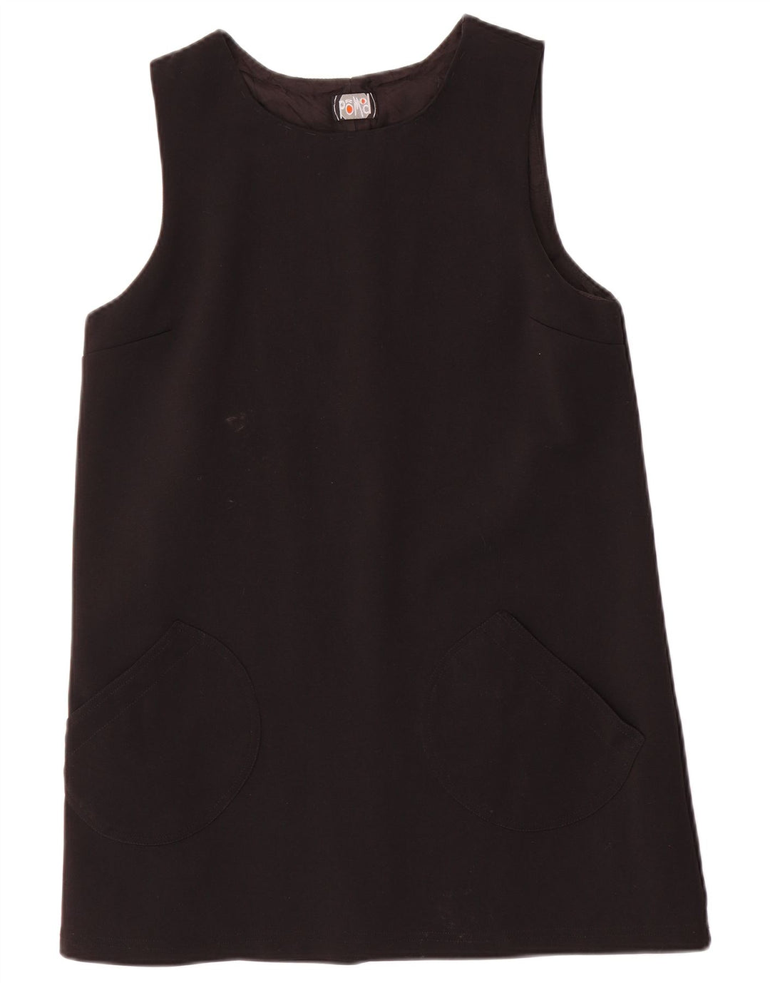 Abito a trapezio senza maniche da donna Promod UK 12 medio nero in poliammide