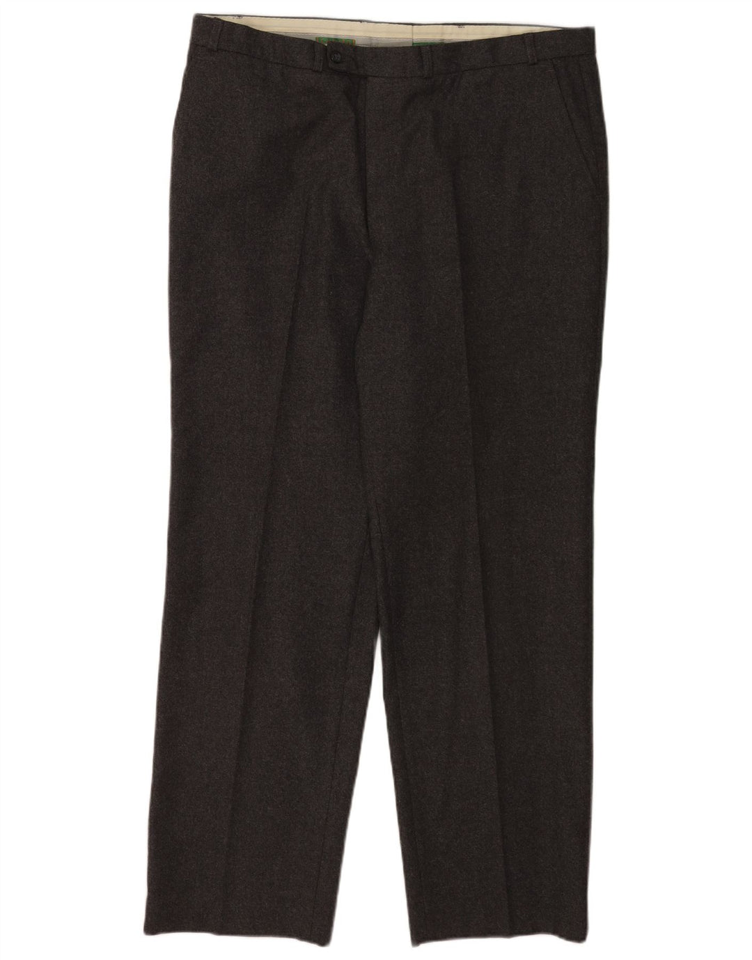 Pantaloni casual regolari da uomo C&A Canda W40 L31 lana vergine grigia