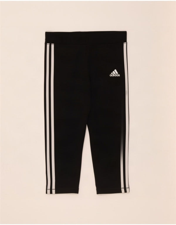Leggings Adidas Climalite Capri per ragazze 14-15 anni in poliestere nero