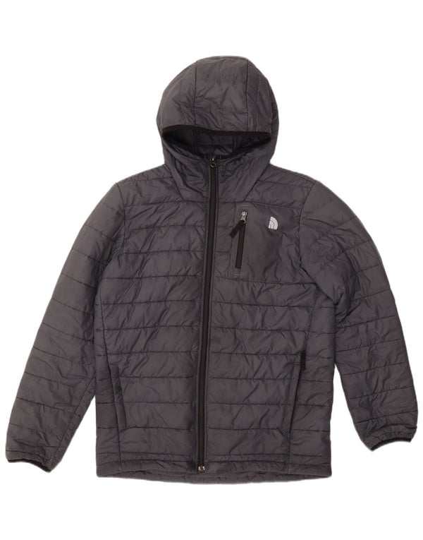 THE NORTH FACE Giacca imbottita con cappuccio per ragazzi 14-15 anni XL Poliestere grigio