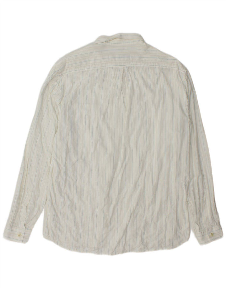 Camicia da uomo Cacharel taglia 42 16 1/2 grande a righe bianche