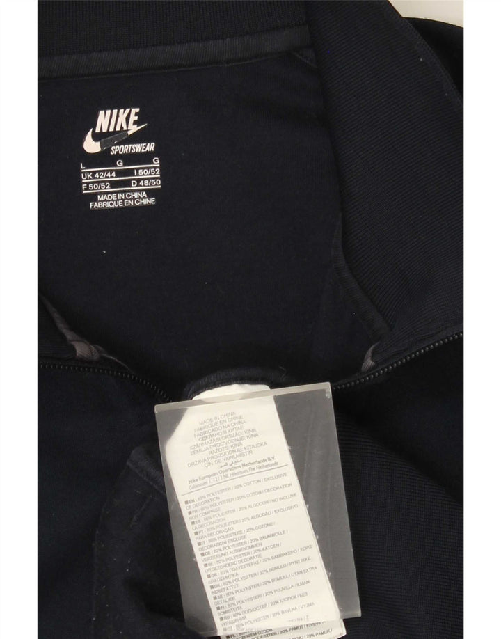 Giacca da tuta da uomo Nike UK 42/44 Large Blu Navy Colourblock