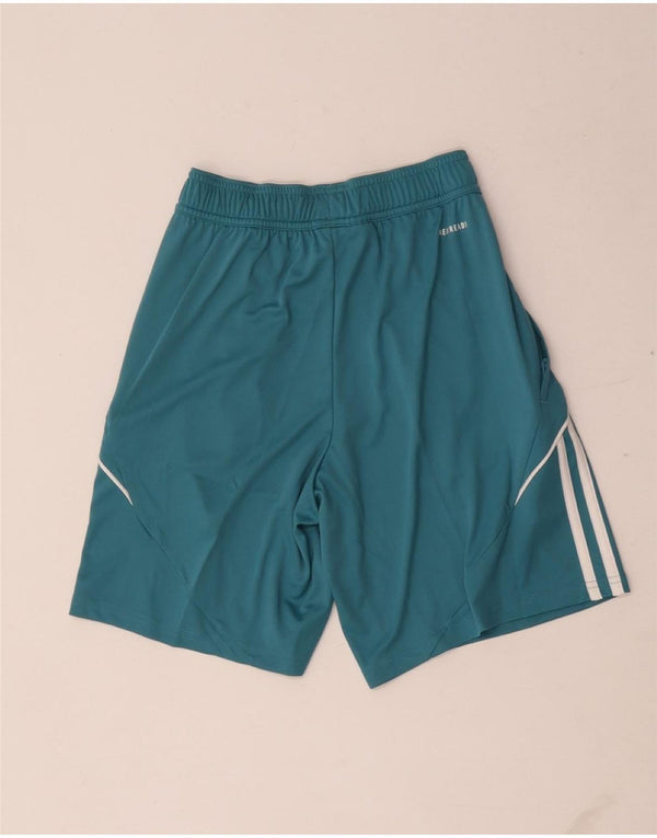 Pantaloncini sportivi Adidas da uomo vestibilità regolare XS verde poliestere sportivo