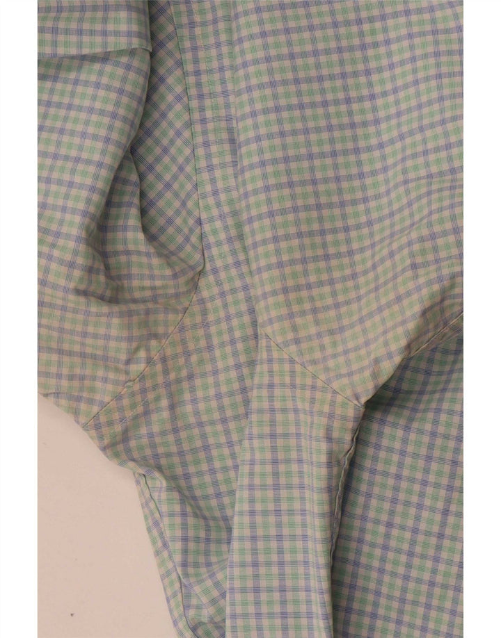 Camicia da uomo Tommy Hilfiger dal taglio atletico taglia 15 medio a quadri multicolore
