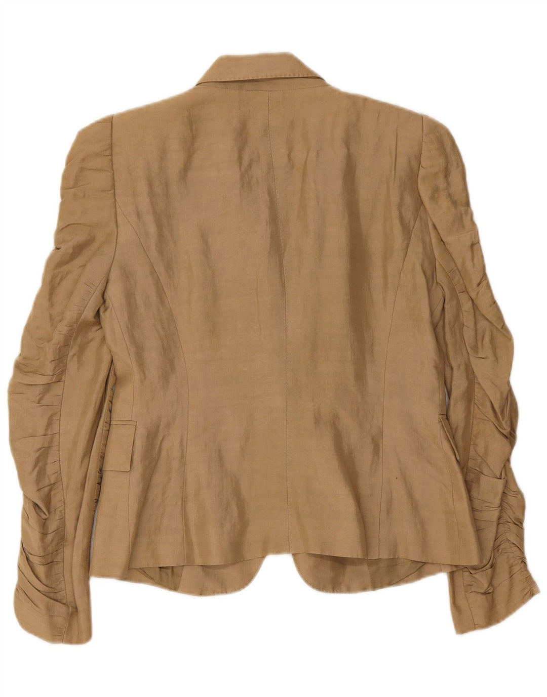 Giacca blazer a 1 bottone da donna Zara UK 12 beige medio