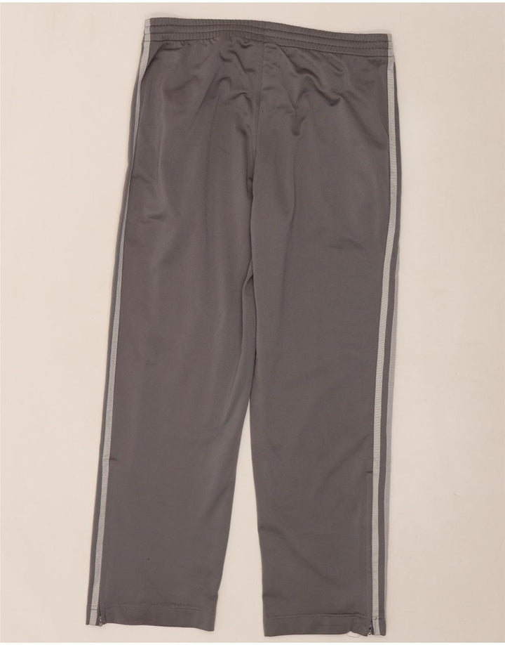 Pantaloni da tuta Adidas da uomo piccoli in poliestere grigio