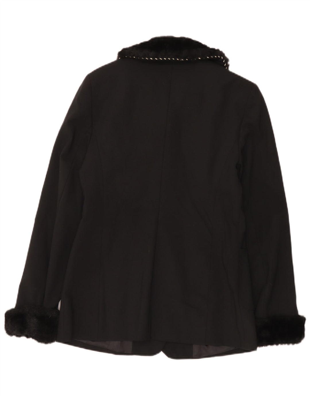Giacca blazer vintage da donna a 6 bottoni IT 44 media nera
