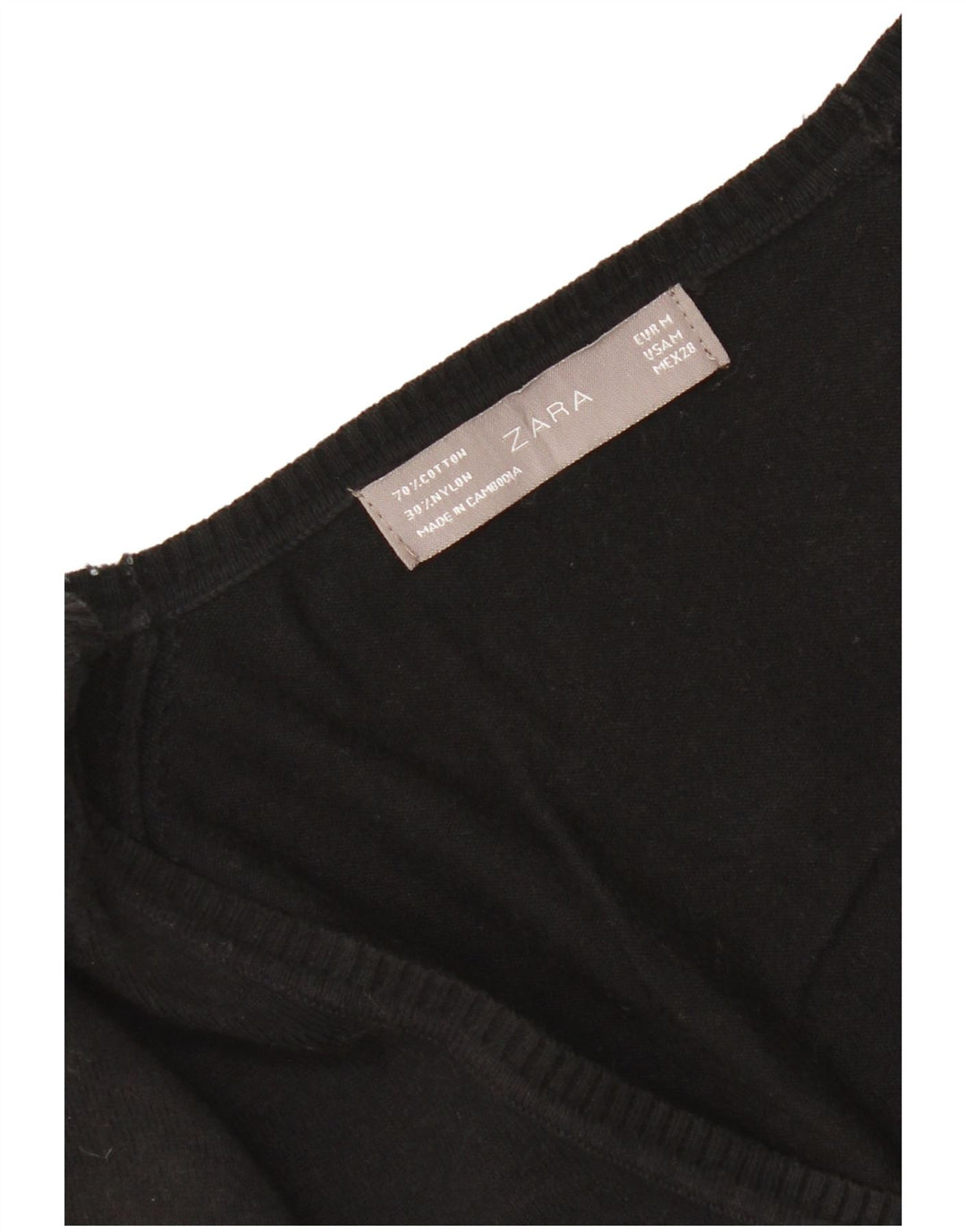Maglione cardigan da donna Zara UK 12 medio nero