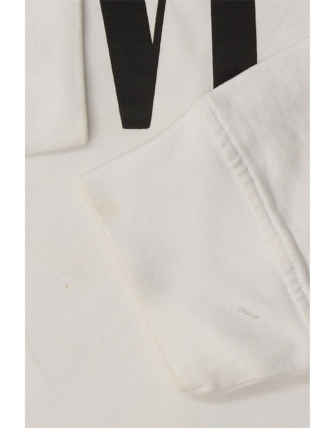 LEVI'S Mens Graphic Relaxed Fit Sweatshirt Jumper Large White Cotton