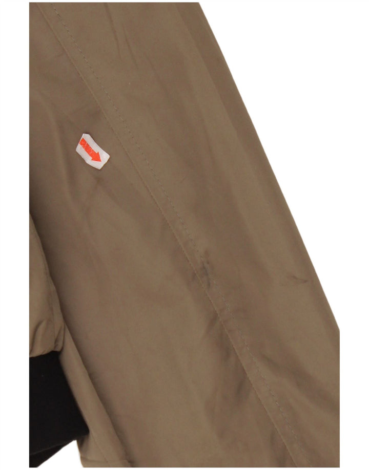 Giubbotto bomber oversize da donna ZARA UK 10 piccolo cotone verde