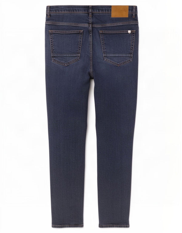 Jeans slim da uomo Zara EU 46 XL W36 L30 Blu