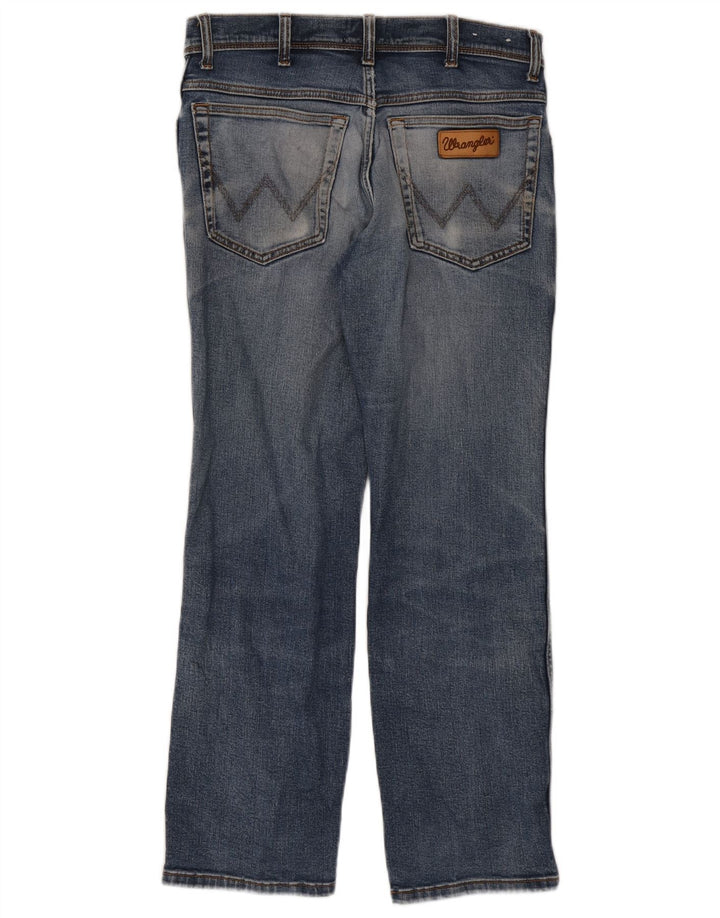 Jeans dritti da uomo Wrangler Texas W32 L30 cotone blu