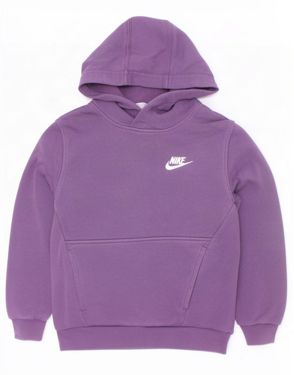 Felpa con cappuccio Nike per ragazze 6-7 anni XS cotone viola