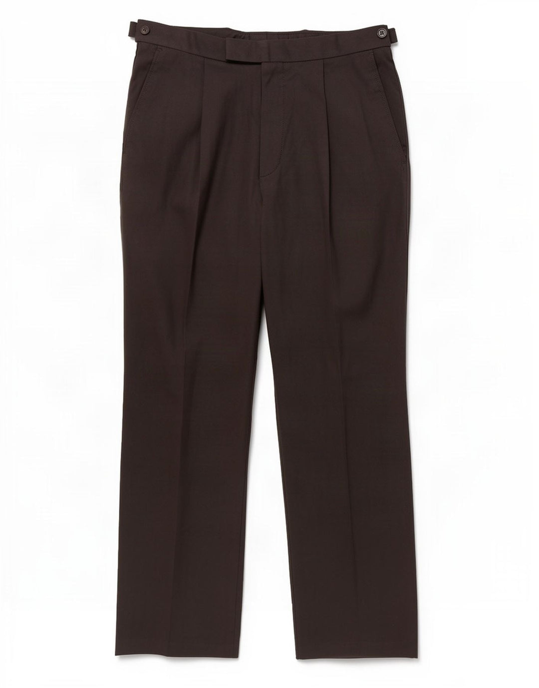 Pantaloni da abito con pegging da uomo Marks & Spencer W32 L31 poliestere nero