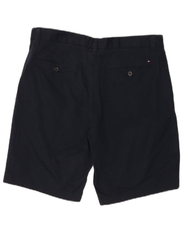 Pantaloncini chino da uomo Tommy Hilfiger W33 cotone blu navy medio
