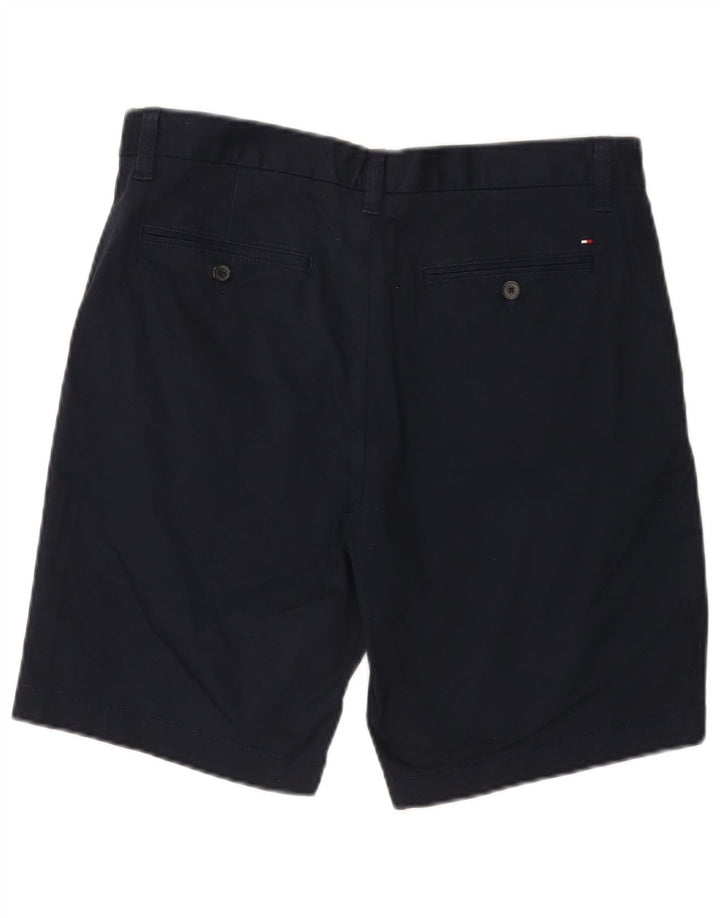 Pantaloncini chino da uomo Tommy Hilfiger W33 cotone blu navy medio