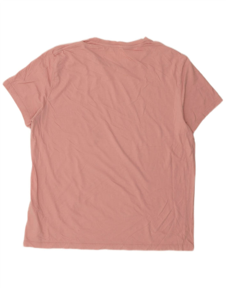 JACK WILLS T-shirt da uomo Top XL in cotone rosa