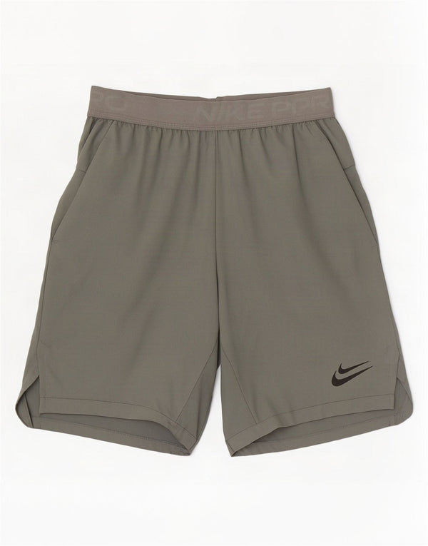 Pantaloncini sportivi Nike Dri Fit Graphic Standard da uomo piccoli in poliestere kaki