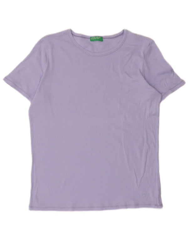 T-shirt da donna Benetton Top UK 12 viola medio