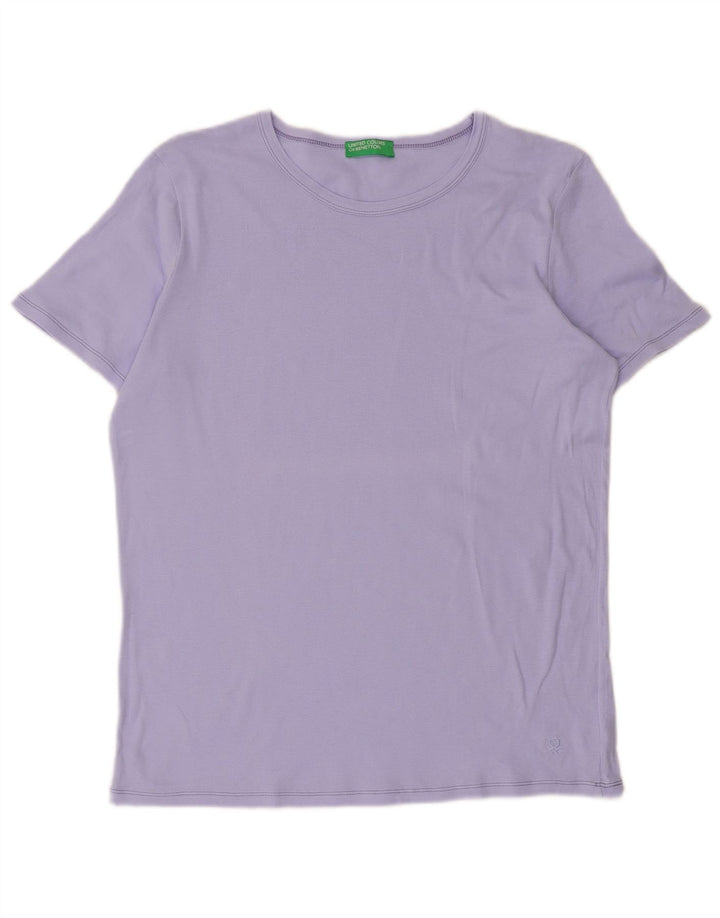 T-shirt da donna Benetton Top UK 12 viola medio