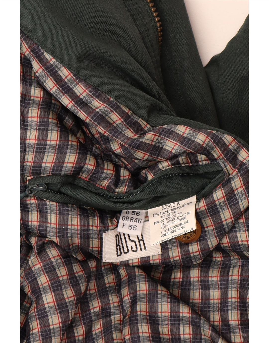 Giacca utility da uomo Bush UK 46 3XL Poliestere verde