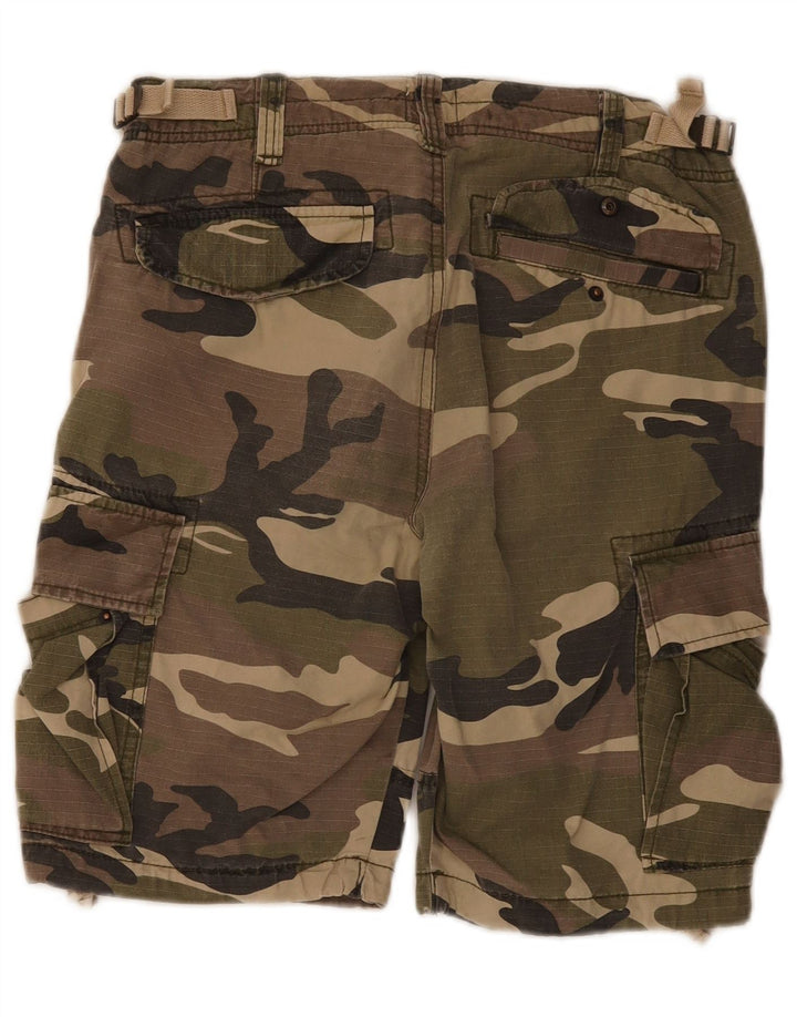 Pantaloncini cargo da uomo Jack & Jones piccoli W28 mimetici kaki