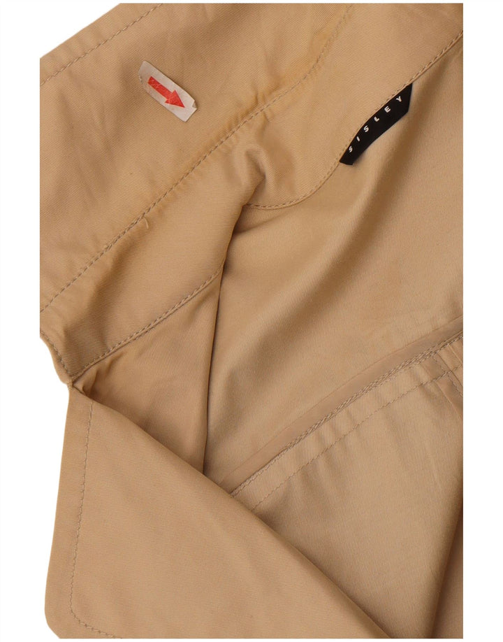 Trench Donna Sisley IT 46 Large Beige Cotone